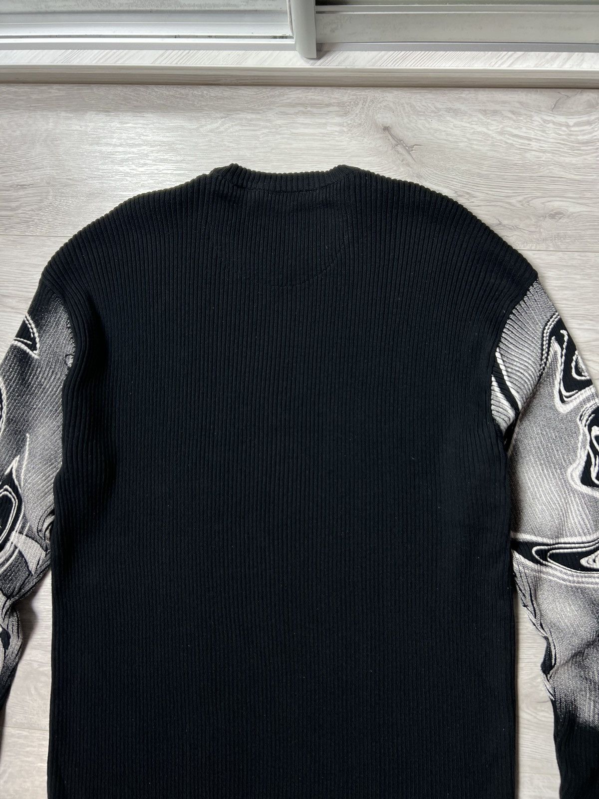 If Six Was Nine Crazy Vintage Avant-Garde Tribal Knit Ribed Sweater Diesel Size US XXL / EU 58 / 5 - 15 Thumbnail