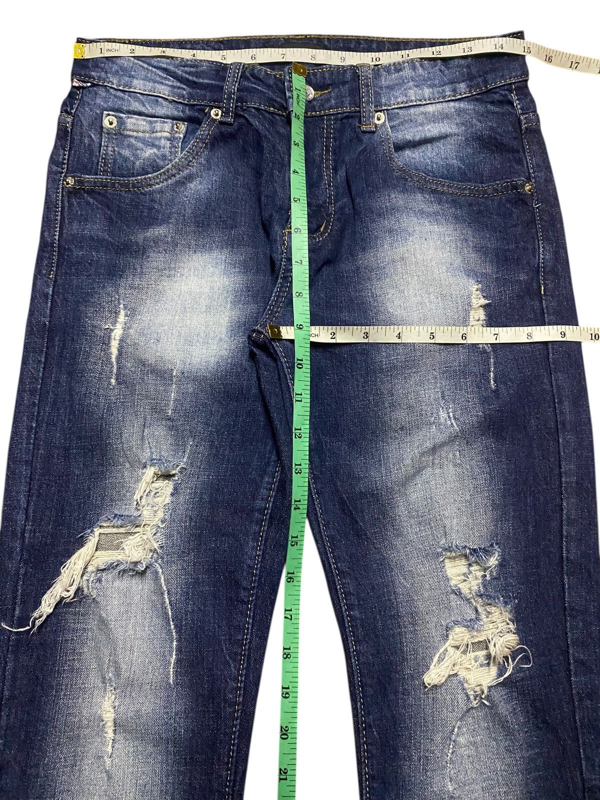 Japanese Brand Vintage Japanese Brand Denim Gabaha Custom Slim Fit Jeans Size US 30 / EU 46 - 13 Thumbnail
