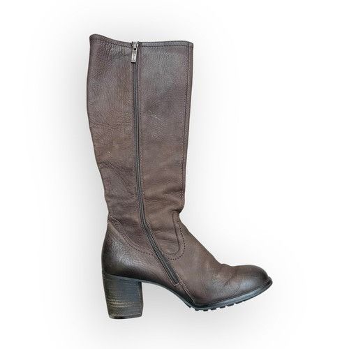 Other Paul Green Size 5.5 Dual Zip Tall Boots Women's Brown Leathe Size US 5.5 / IT 35.5 - 3 Thumbnail