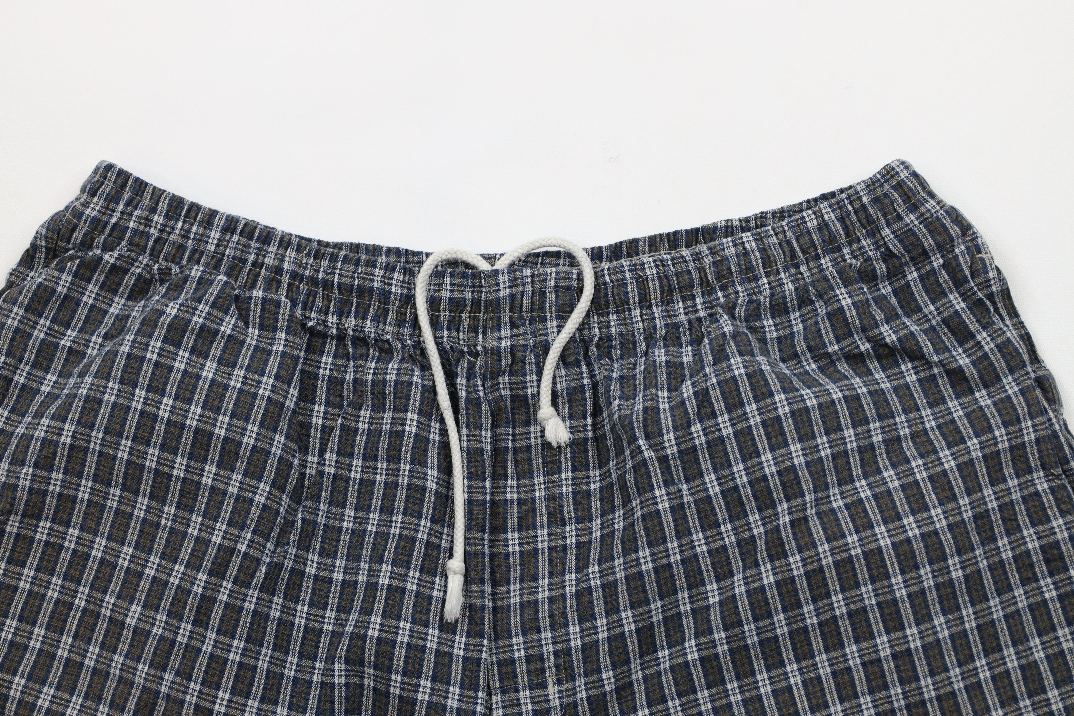 Vintage Vintage 90s Streetwear Above Knee Harem Shorts Plaid Cotton Size US 36 / EU 52 - 2 Thumbnail