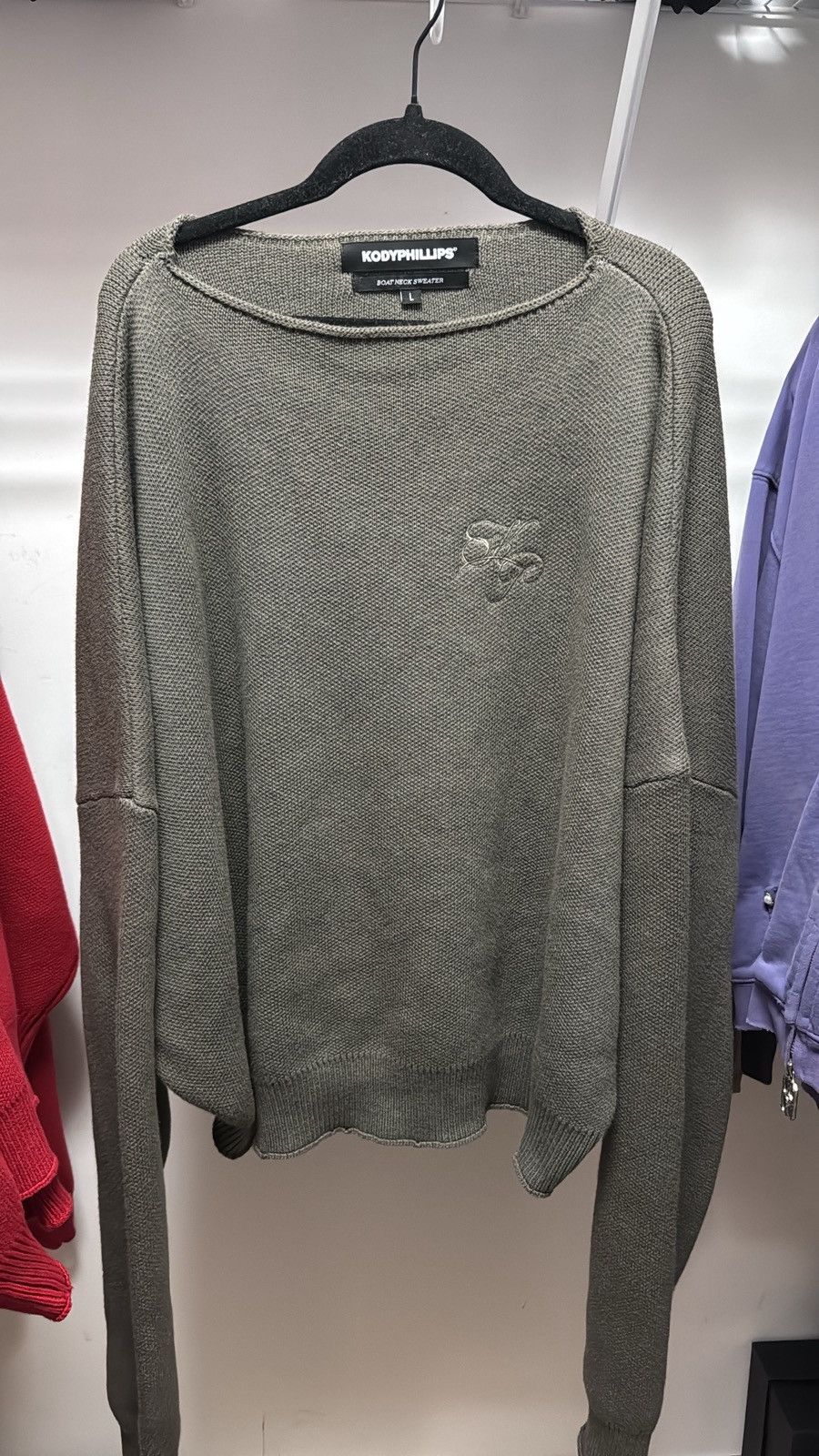Kody Phillips Kody Phillips soot boatneck sweater Size US L / EU 52-54 / 3 - 1 Thumbnail