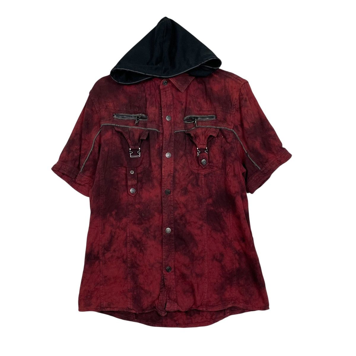 In The Attic In The Attic Short Sleeve Hooded Zipper Shirt Size US M / EU 48-50 / 2 - 1 Thumbnail
