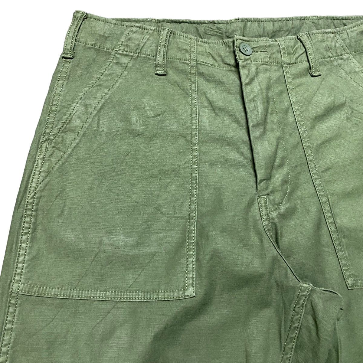 Japanese Brand Us Army Sateen Fatigue Pants Size US 32 / EU 48 - 5 Thumbnail