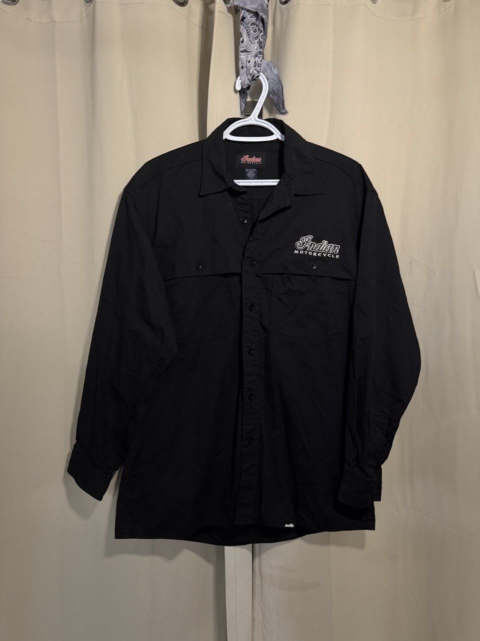 Indian Motorcycle × Vintage INDIAN Motorcycle Workshirt Old rare Grage Mechanic Outfit Size US M / EU 48-50 / 2 - 1 Thumbnail