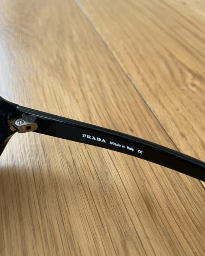Prada × Vintage PRADA Sunglasses Rectangle Wrap Shield Star Flame Size ONE SIZE - 3 Thumbnail