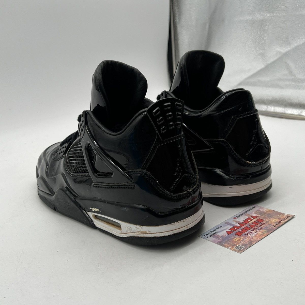 Jordan Brand Air Jordan 4 11lab4 black Size US 10.5 / EU 43-44 - 4 Thumbnail