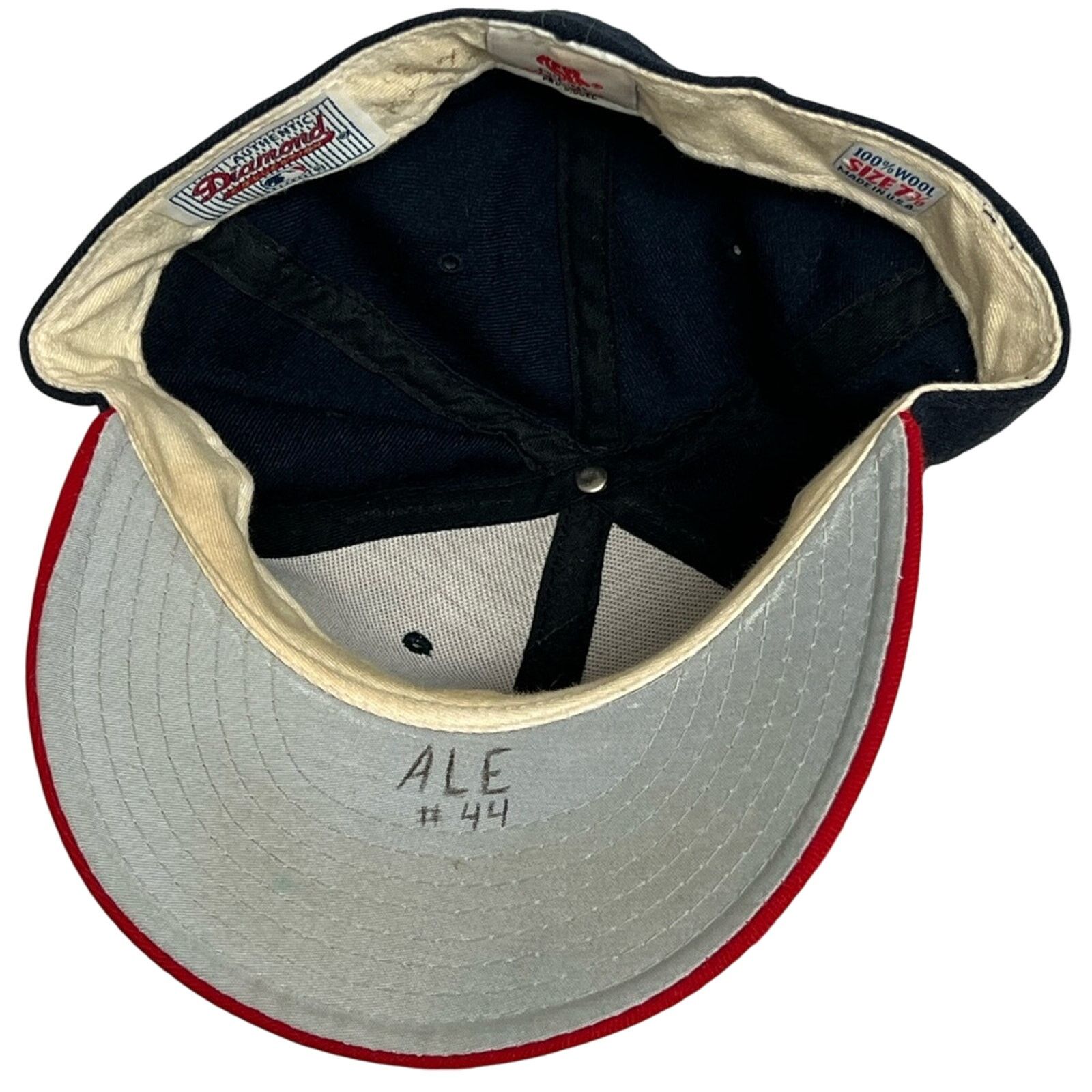 New Era Atlanta Braves New Era Made USA Wool Hat Diamond Collection Size ONE SIZE - 4 Thumbnail