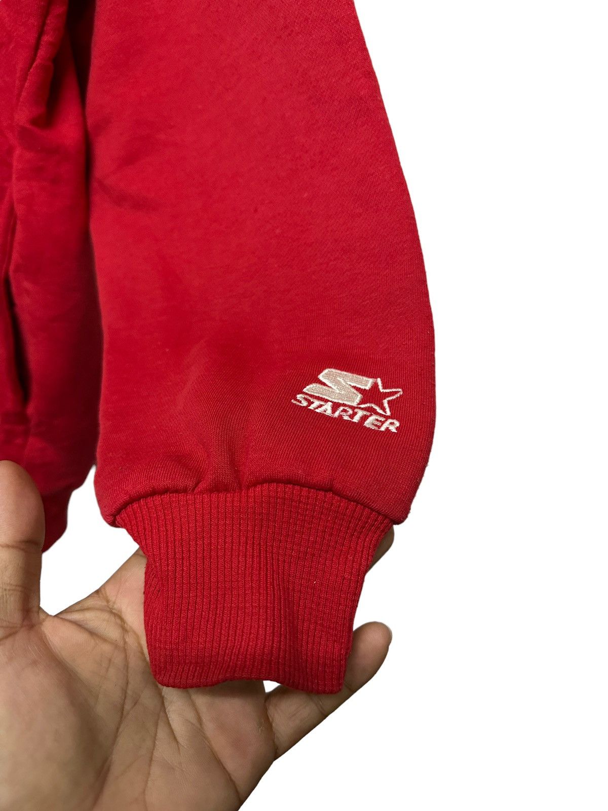 NFL × Starter Vintage 90s SF 49ers Sweatshirt Embroidered Spell Out Size US M / EU 48-50 / 2 - 5 Thumbnail
