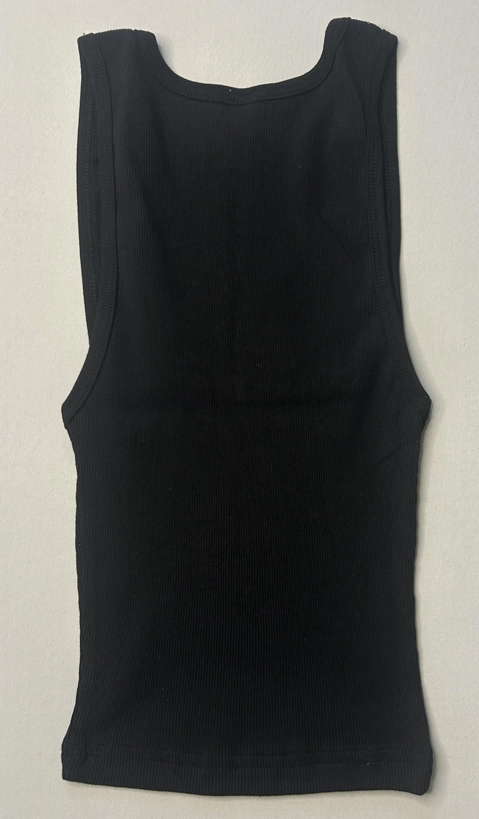 Other Dombresky How’s Your Life Black Cropped Tank Large 2022 NWOT Size L / US 10 / IT 46 - 3 Thumbnail