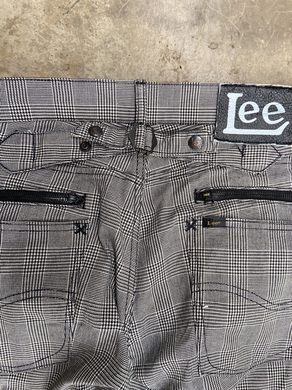 Beauty Beast 🔥 Lee Riders cargo pants punk plaid if six was nine Size US 33 - 12 Thumbnail