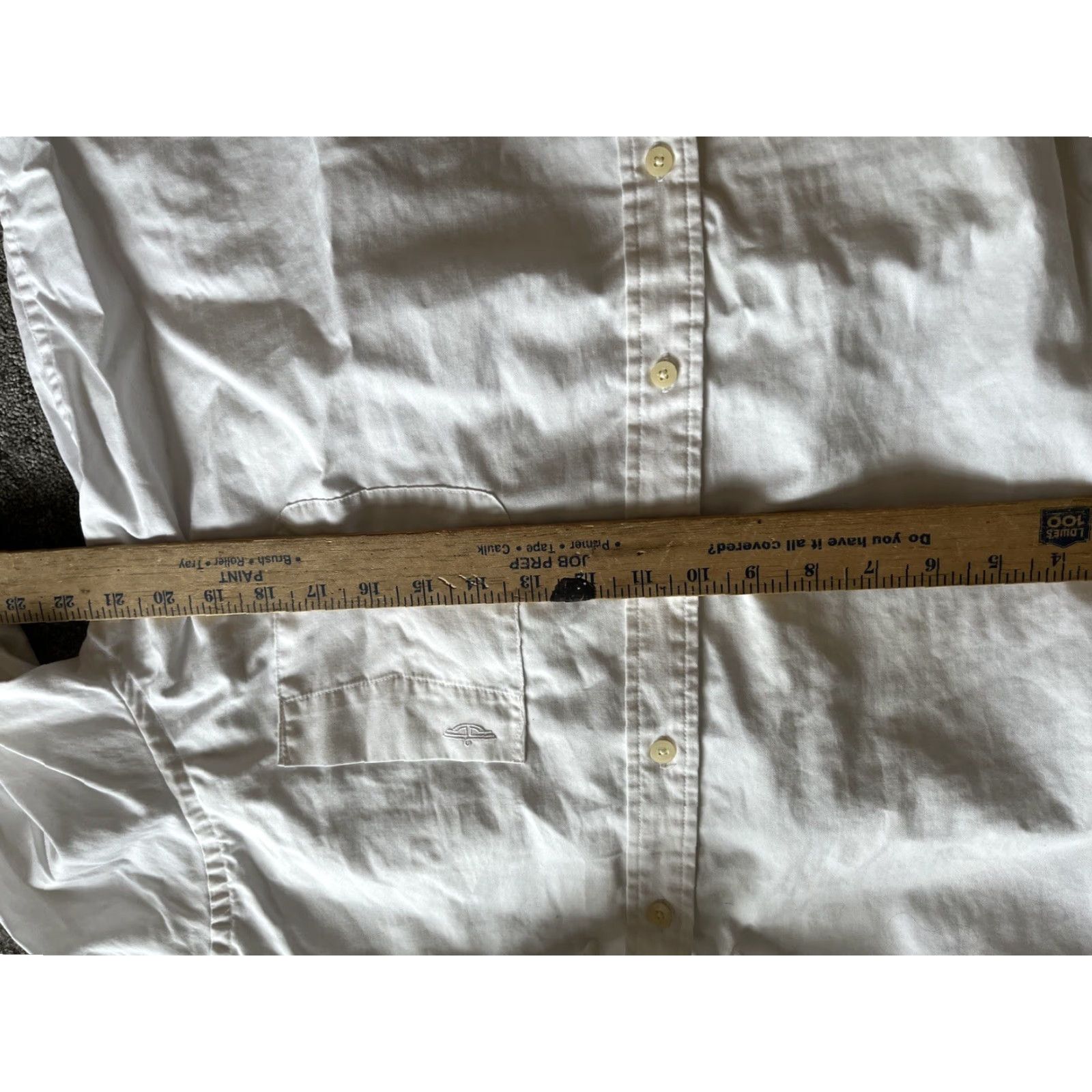 Dockers Dockers Shirt Men's White Solid Stain Defender No Wrinkles Button-Up XL Mens Size US XL / EU 56 / 4 - 4 Thumbnail