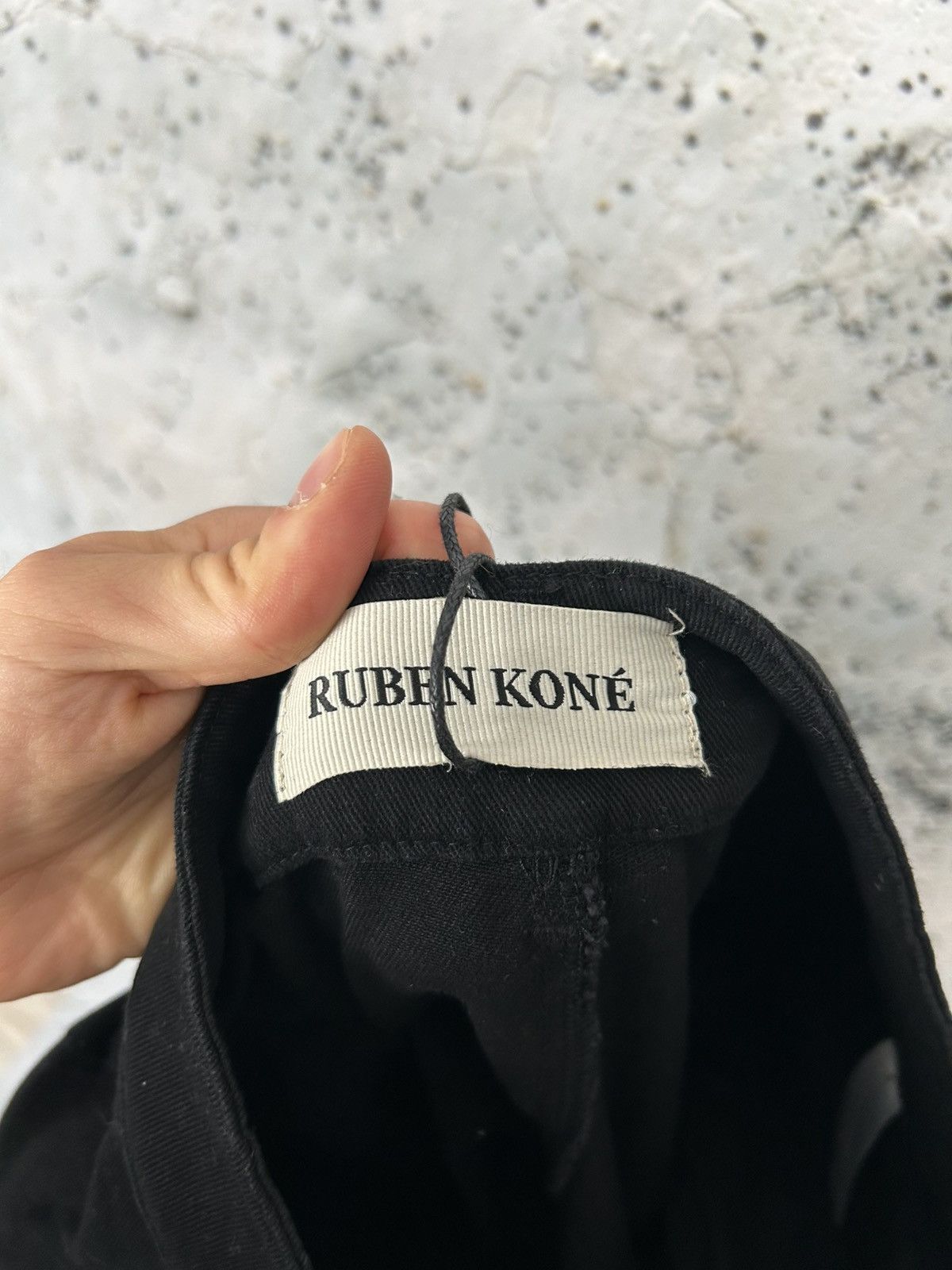 Ruben Kone Ruben Kone Avant Garde Black Cargo Pants Alternative Grunge Size US 36 / EU 52 - 7 Thumbnail
