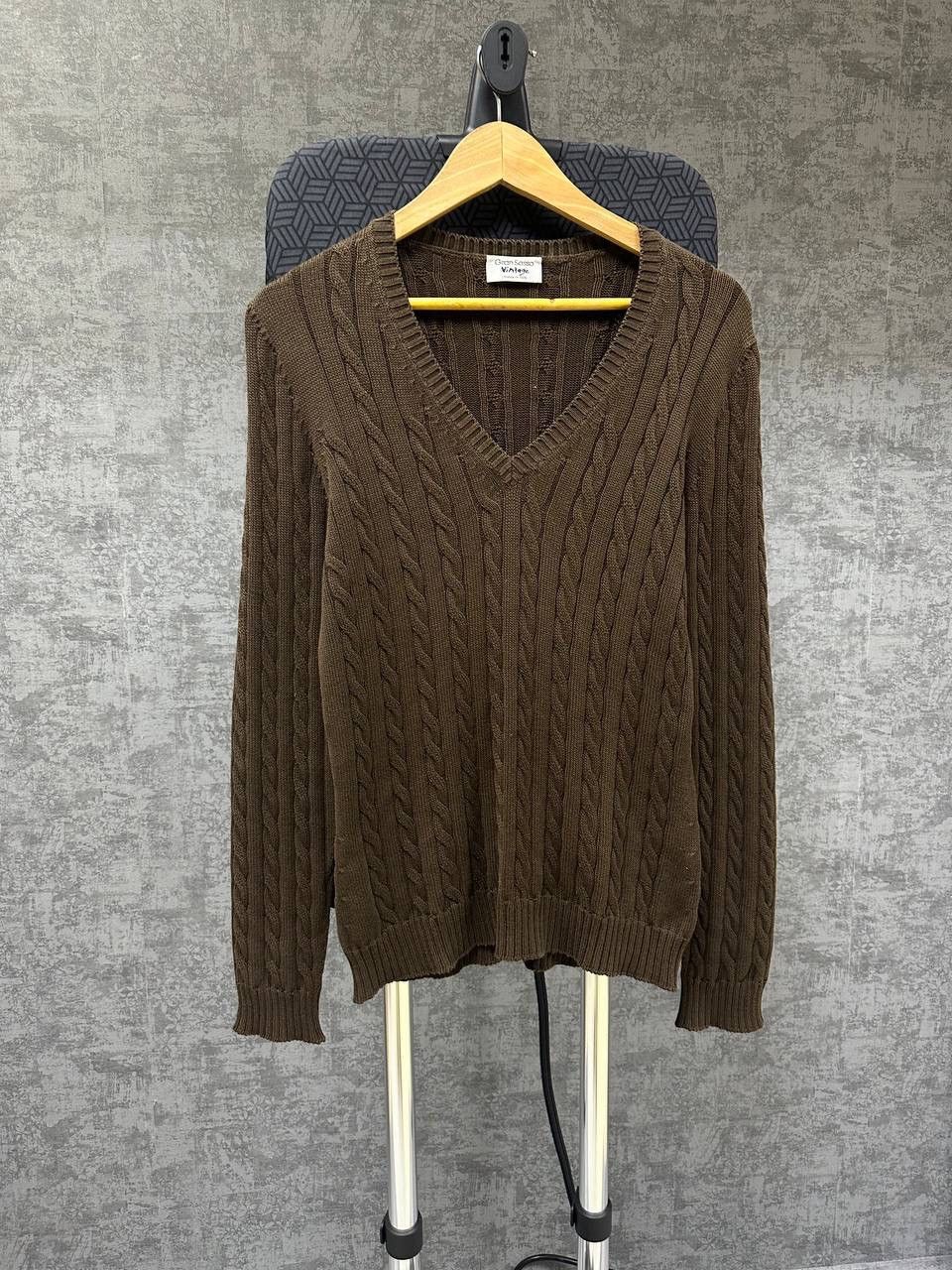 Gran Sasso × Vintage Vintage Gran Sasso Brown Jumper For Women Sweater Size M / US 6-8 / IT 42-44 - 8 Thumbnail