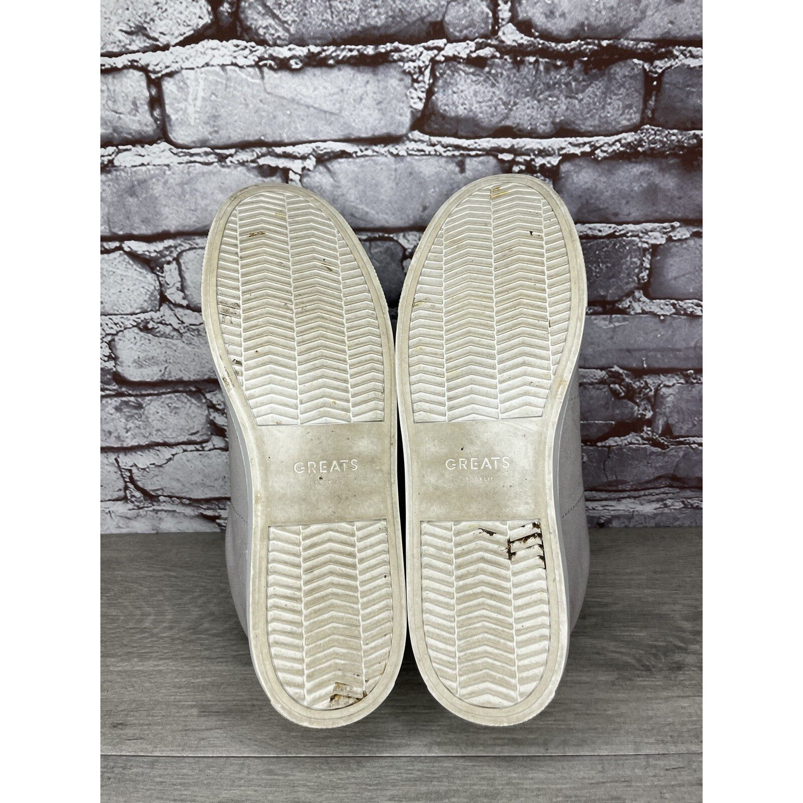 Greats Greats Gray Canvas Fabric Lace Up Low Casual Sneakers Shoes Size US 12 / EU 45 - 23 Thumbnail