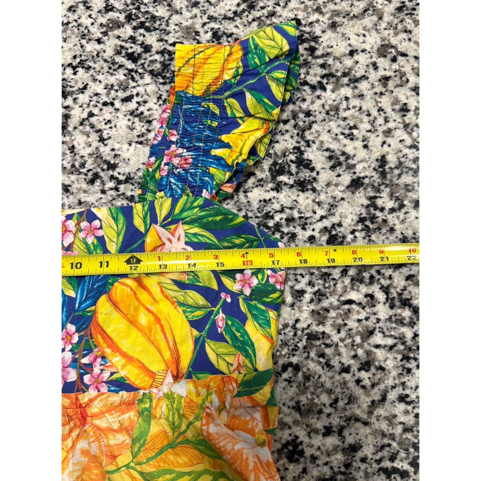 Farm Rio Farm Rio Caipirinha Mini Dress 100% Cotton Sleeveless Floral Printed Multi Day/Night Casual Womens M Size M / US 6-8 / IT 42-44 - 6 Thumbnail