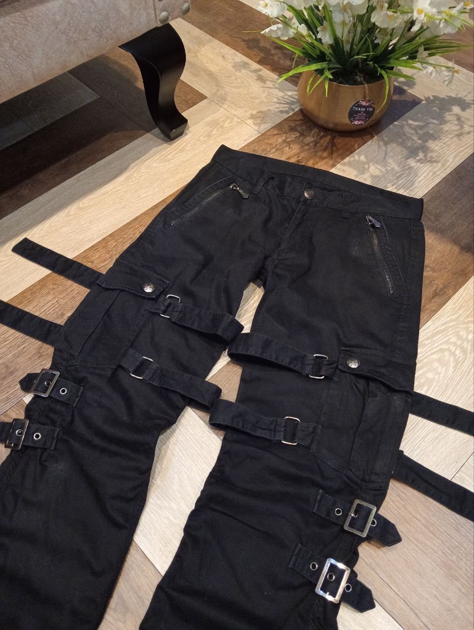 BERNINGS SHO JAPANESE BG-SHO CARGO BANDAGE PANTS SIZE M BLACK Size US 30 / EU 46 - 4 Thumbnail