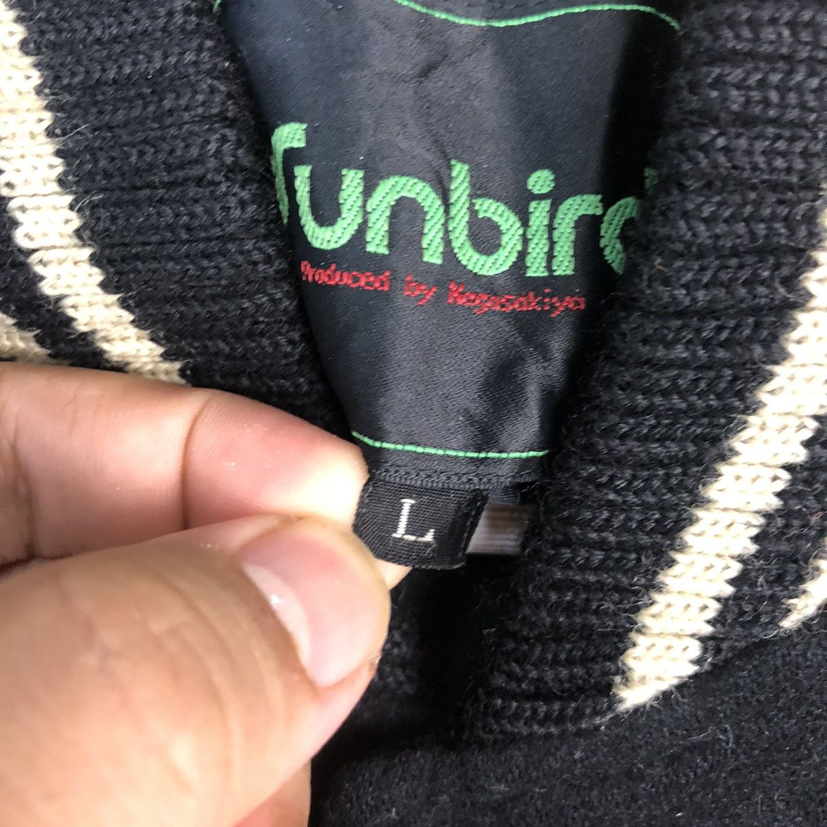 Japanese Brand Sunbird Black vintage plain Bombers varsity Jacket #A1755 Size US M / EU 48-50 / 2 - 11 Thumbnail