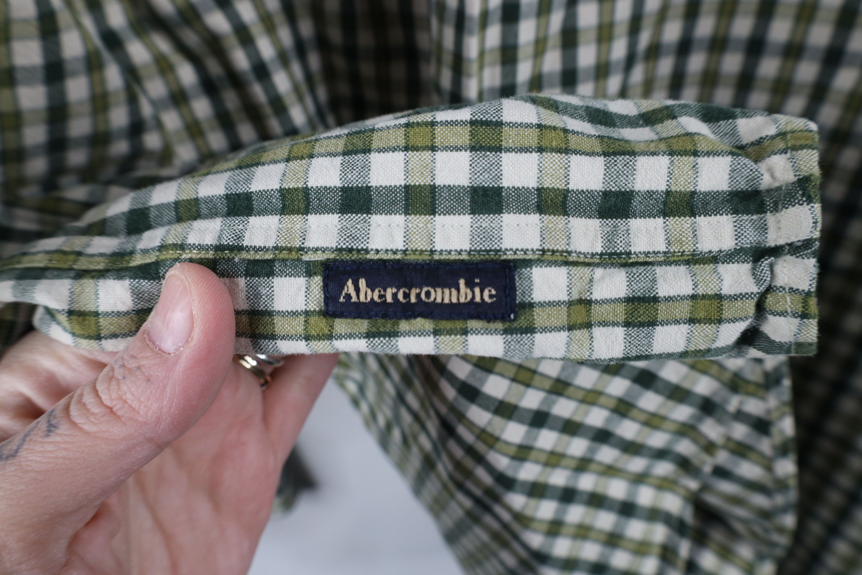 Abercrombie & Fitch × Vintage Vintage 90s Abercrombie & Fitch Baggy Fit Button Down Shirt Size US L / EU 52-54 / 3 - 12 Thumbnail