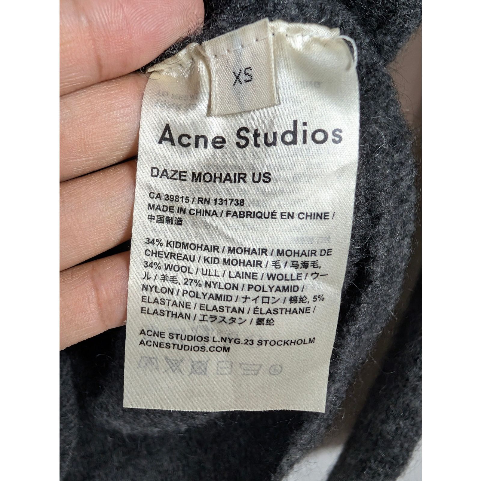 Acne Studios Vintage Acne Studios Daze Mohair Sweater Oversized Womens XS Size XS / US 0-2 / IT 36-38 - 7 Thumbnail