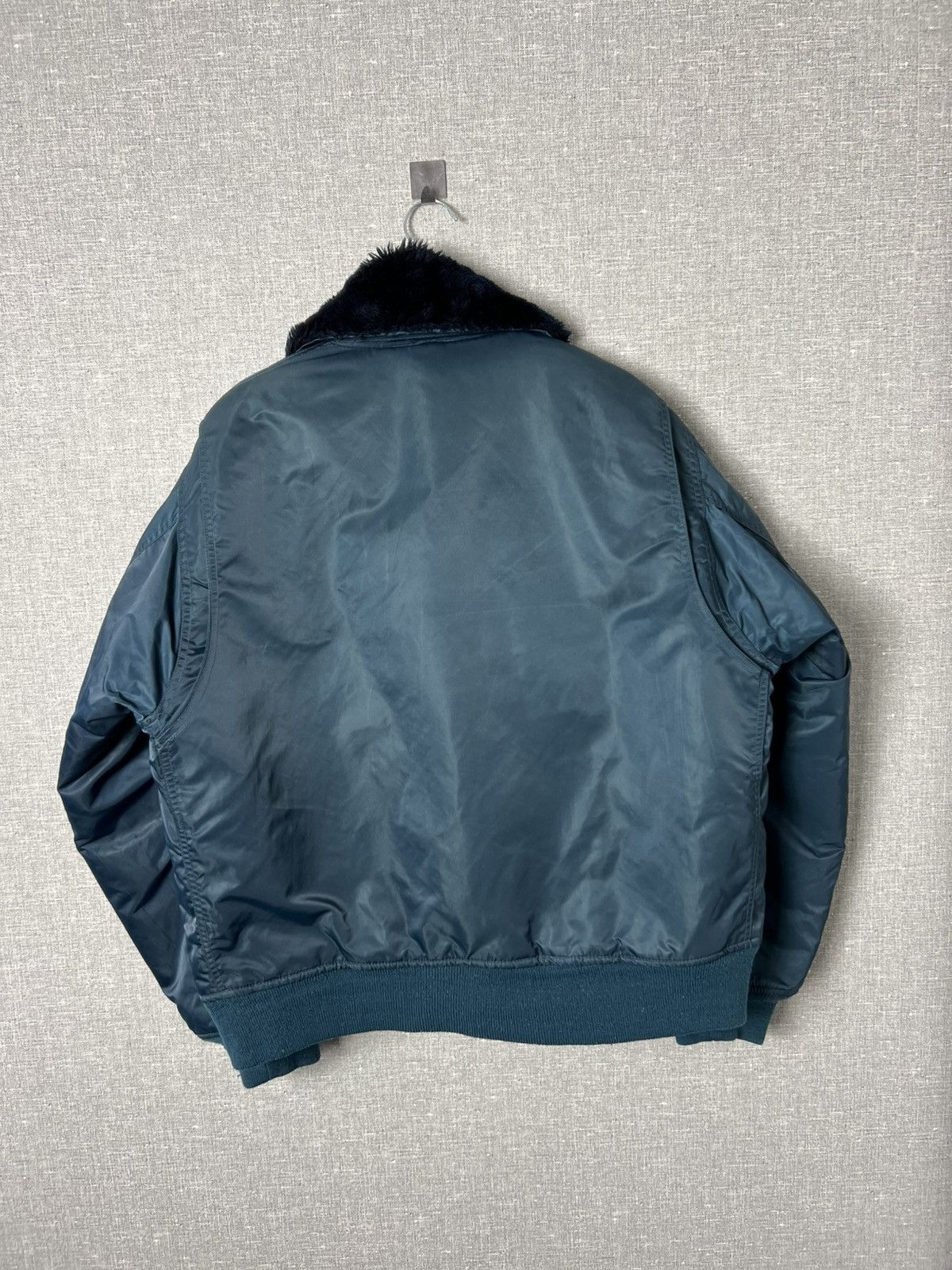 Vintage MA-2 Vintage Flyer’s Nylon Bomber Military Collared Jacket Size US XL / EU 56 / 4 - 18 Thumbnail