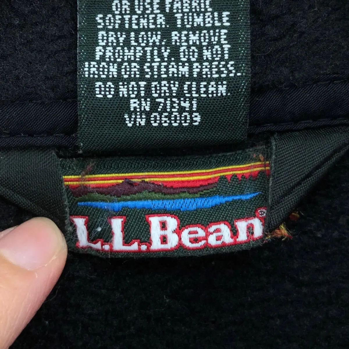 L.L. Bean Vtg L.L. BEAN USA Snap Button Pocket Lining Fleece Sweater Size US XXL / EU 58 / 5 - 4 Thumbnail