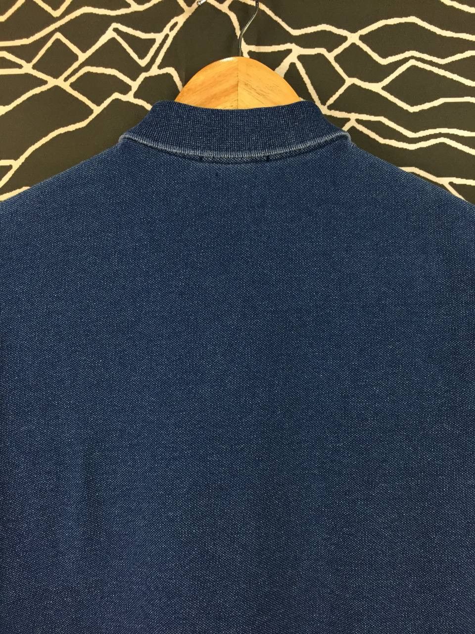Polo Ralph Lauren Vtg Polo Ralph Lauren Indigo Blue Custom Slim Fit Polo Shirt Size US XS / EU 42 / 0 - 6 Thumbnail