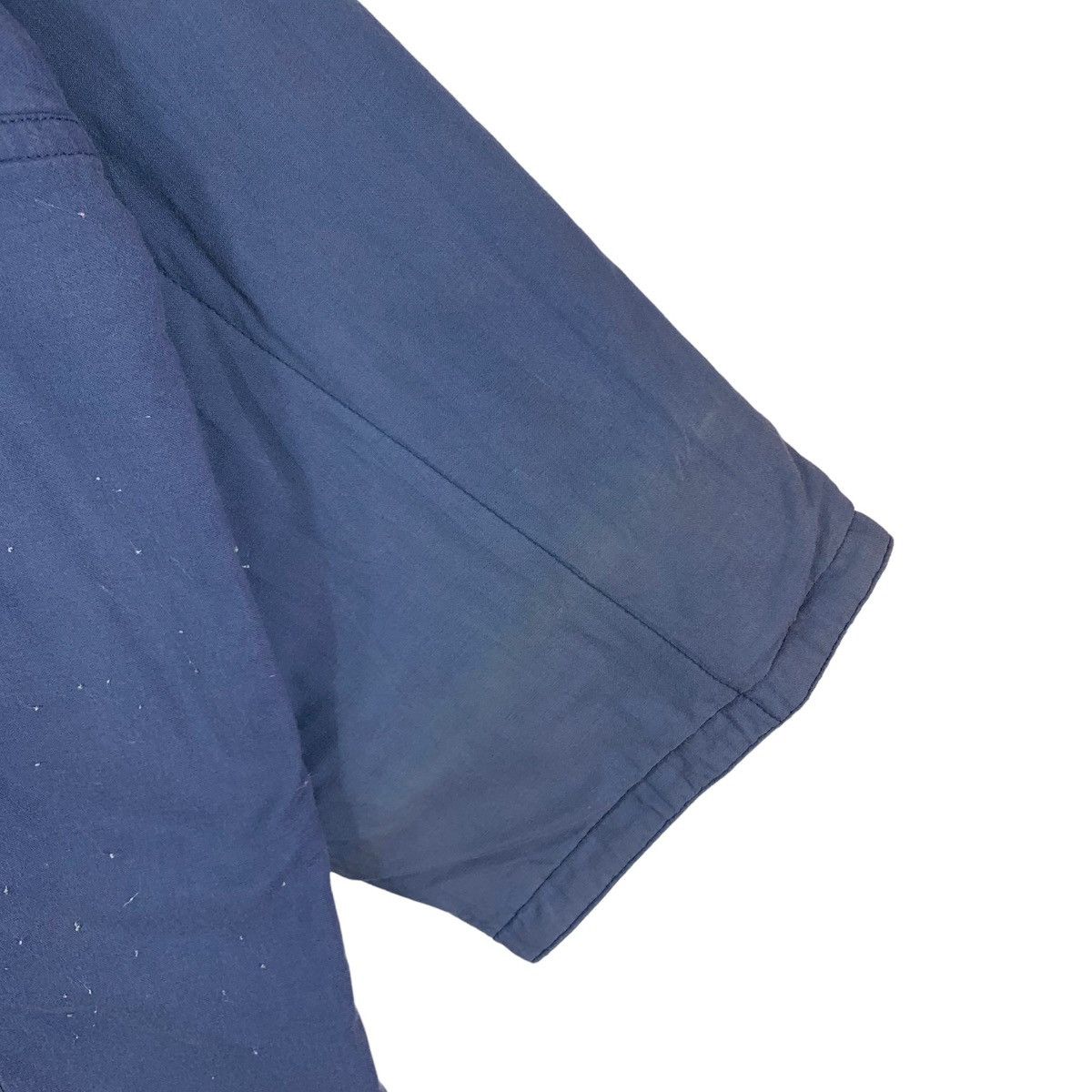 Issey Miyake VINTAGE 80s ISSEY MIYAKE IS LABEL INDIGO DENIM BORO JACKET Size US XL / EU 56 / 4 - 15 Thumbnail