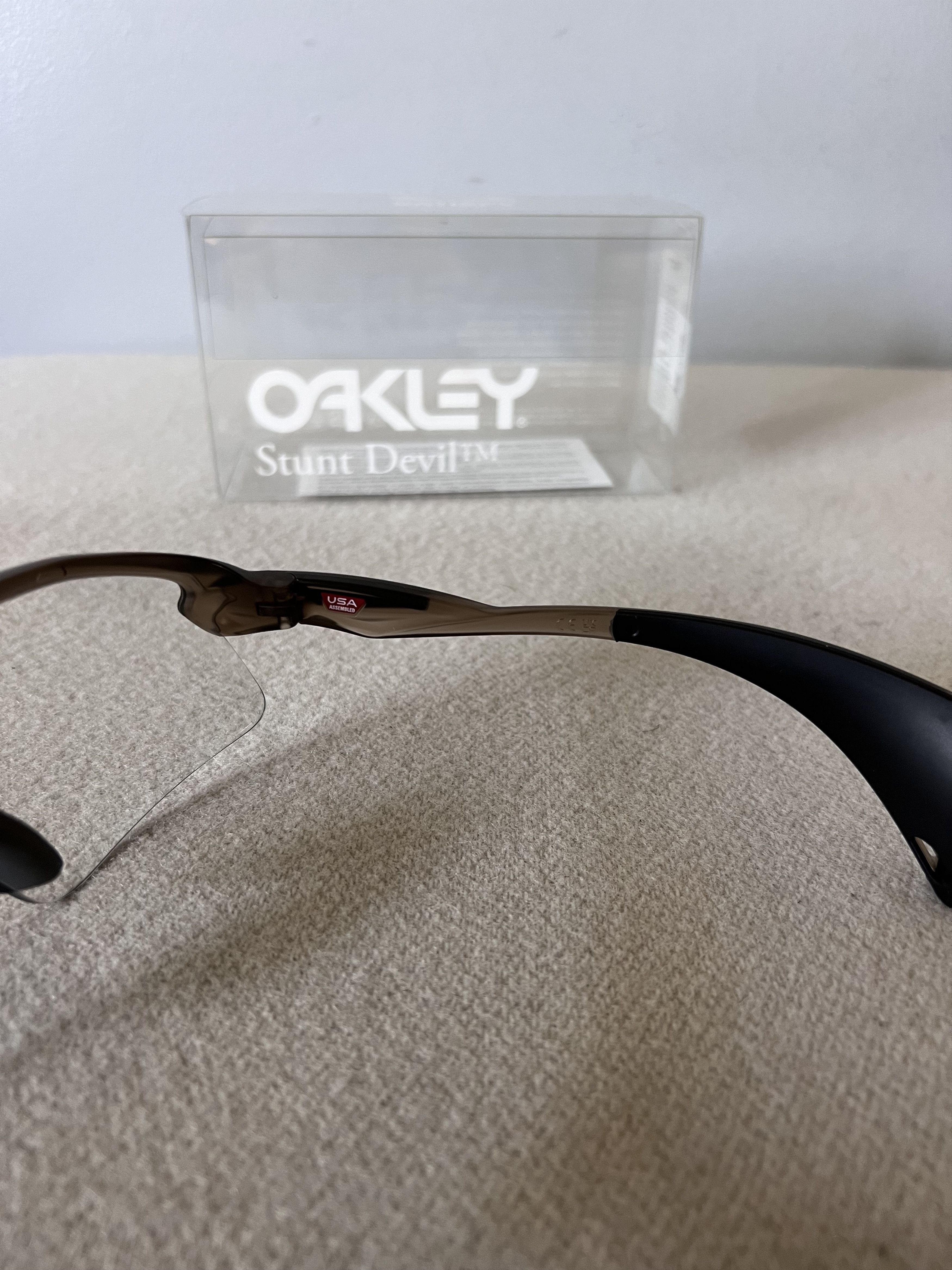 Oakley × Satisfy Satisfy Running Oakley Stunt Devil Sunglasses in Matte Brown Size ONE SIZE - 6 Thumbnail