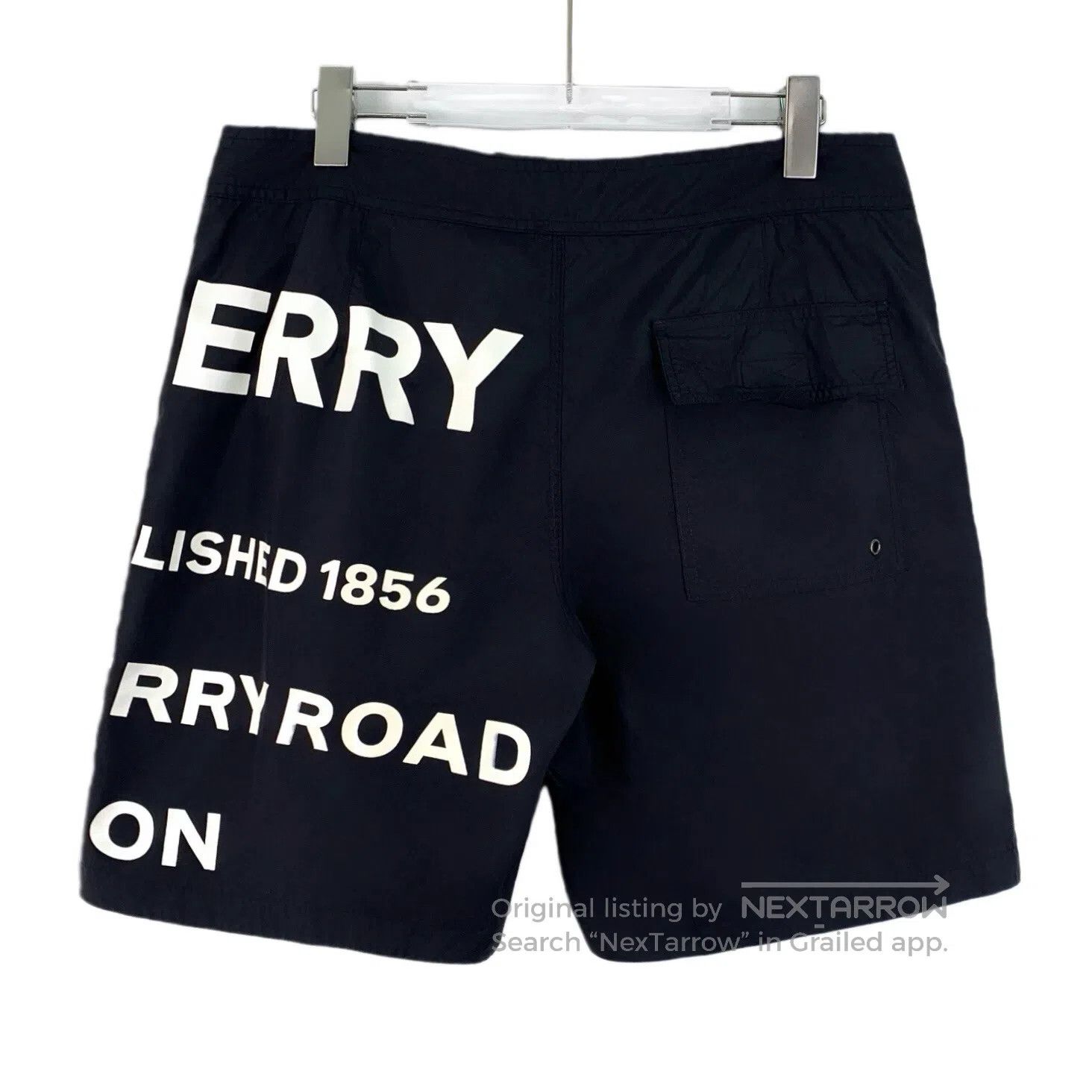 Burberry Burberry size M Black Logo Letter Printed Casual Shorts| Size US 27 - 2 Thumbnail