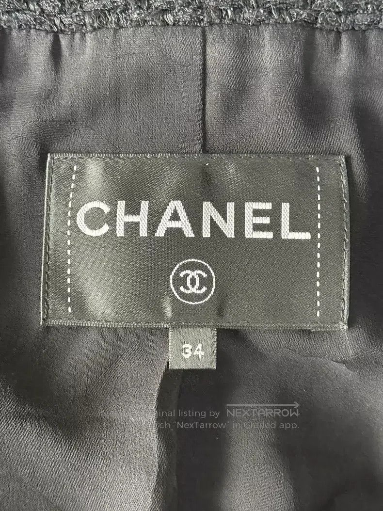 Chanel Chanel Black streamer thick-flowered short coat Size XXS / US 00 / IT 34 - 8 Thumbnail
