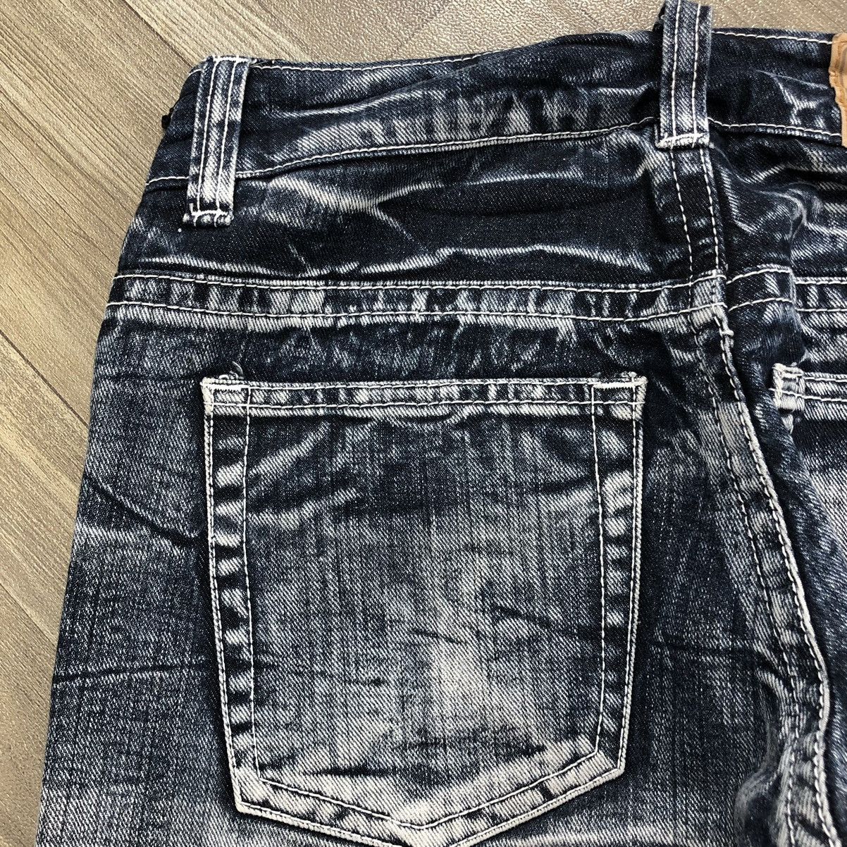 If Six Was Nine × Japanese Brand × Le Grande Bleu (L.G.B.) Crazy🔥 Y2K Original Jeans Distressed Faded Acid Wash Jeans Size US 28 / EU 44 - 20 Thumbnail