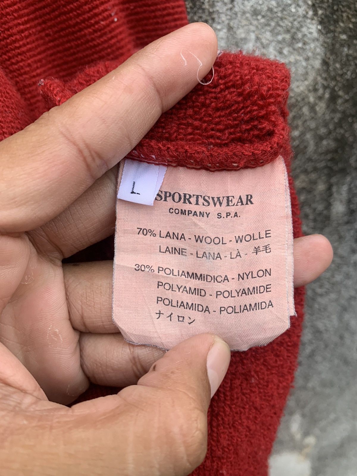 Stone Island × Vintage Vintage 90s Stone Island Pullover Knit Size US L / EU 52-54 / 3 - 8 Thumbnail