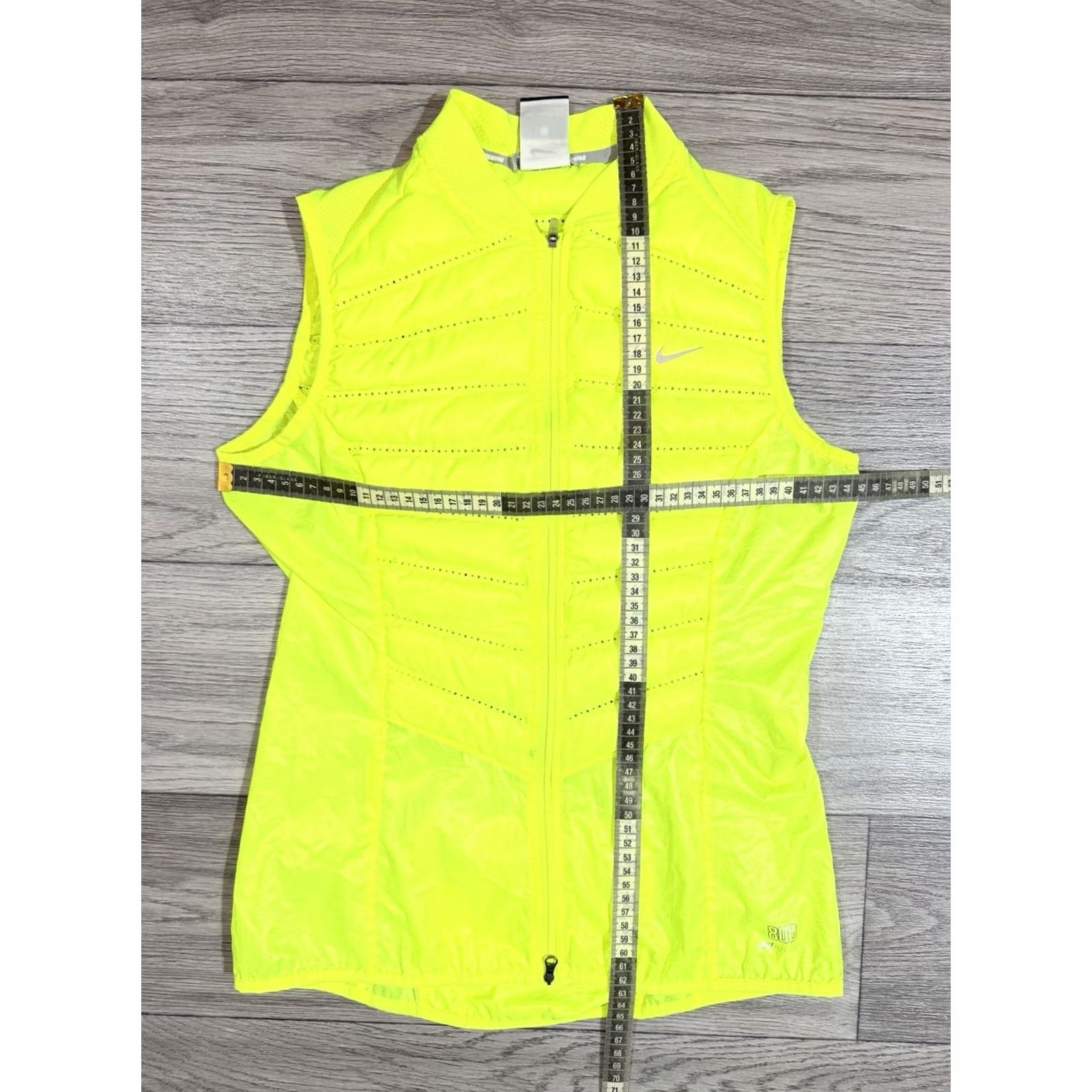 Nike Nike Vest Womens S Neon Green Aeroloft Down Puffer Running Women Size Size S / US 4 / IT 40 - 3 Thumbnail