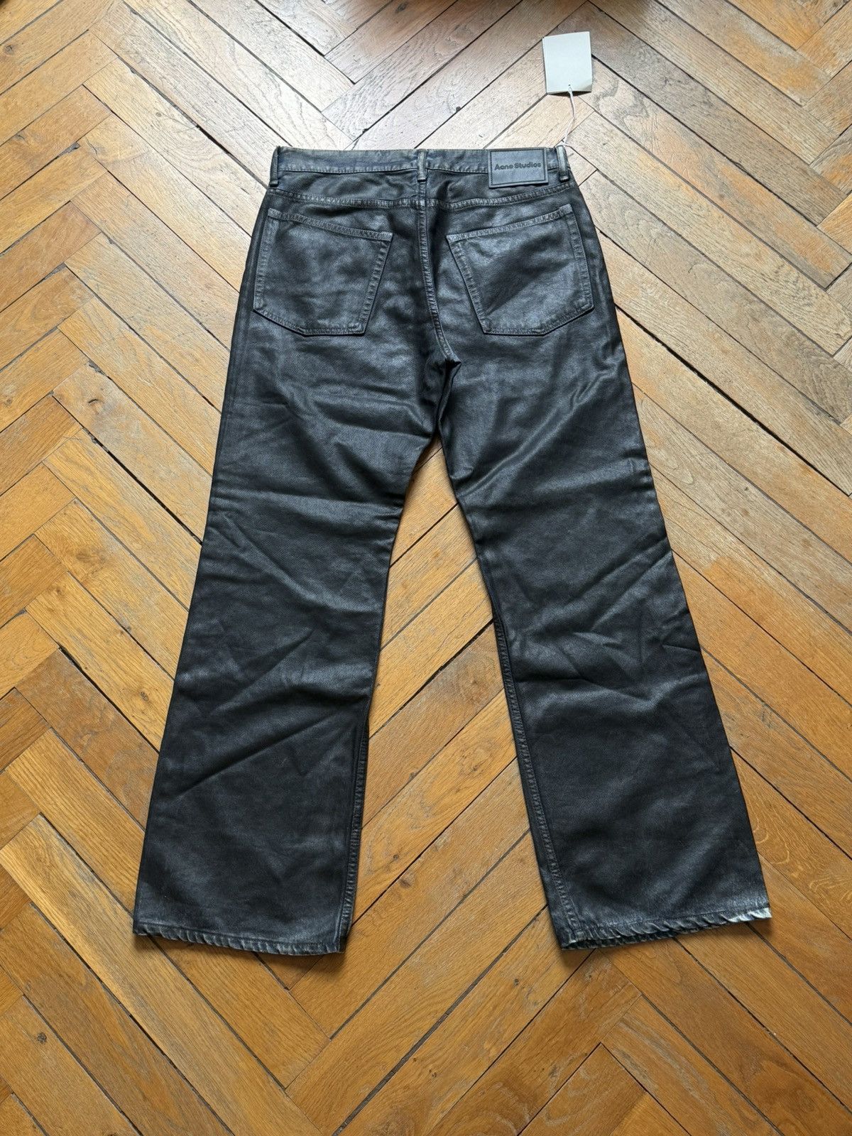 Acne Studios NWT - 2010M Charcoal leather Size US 31 - 2 Thumbnail