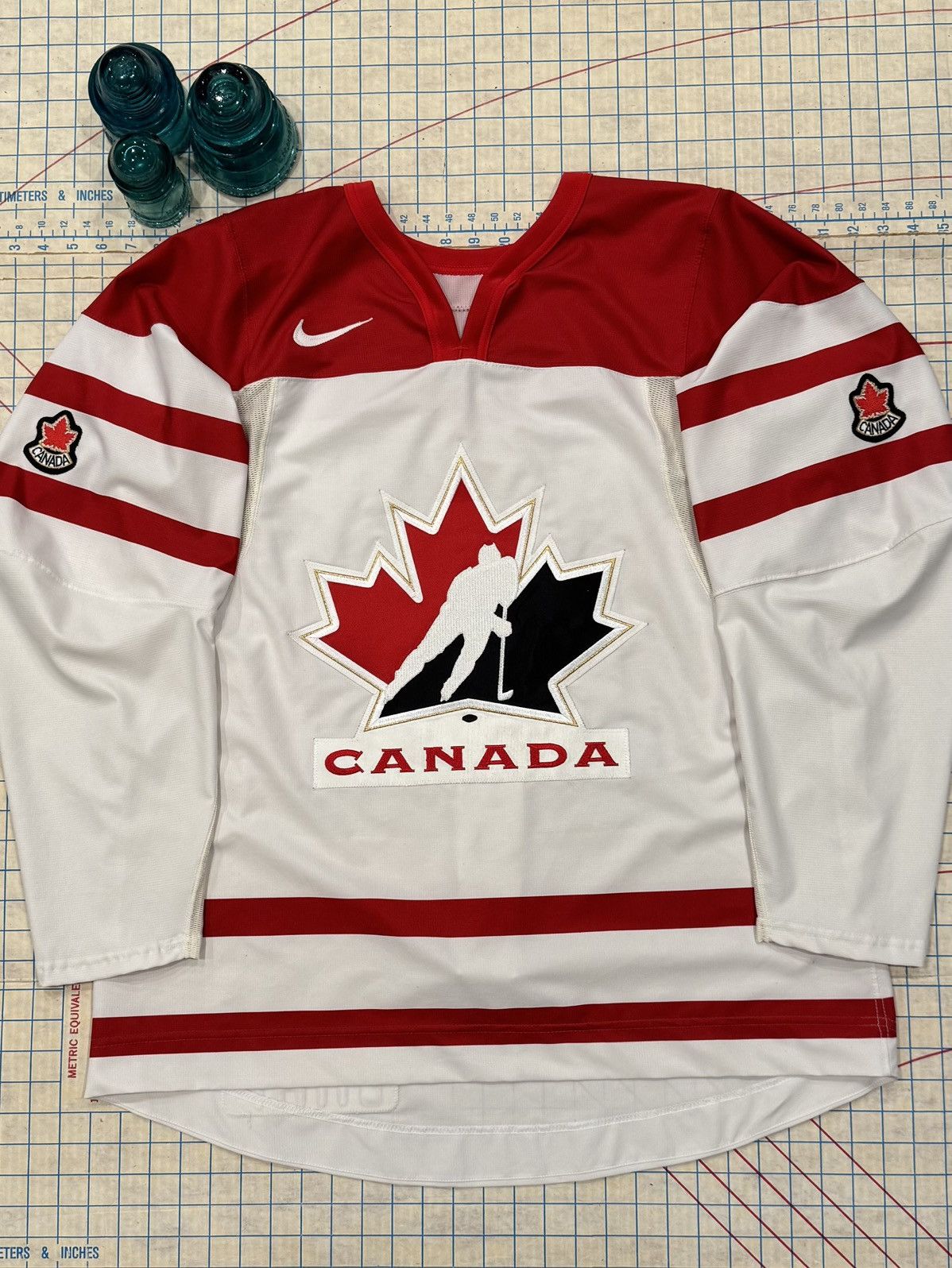 Nike Nike Hockey Canada IIHF Jersey With Fight Strap Size 56 Mens Size US XL / EU 56 / 4 - 2 Thumbnail