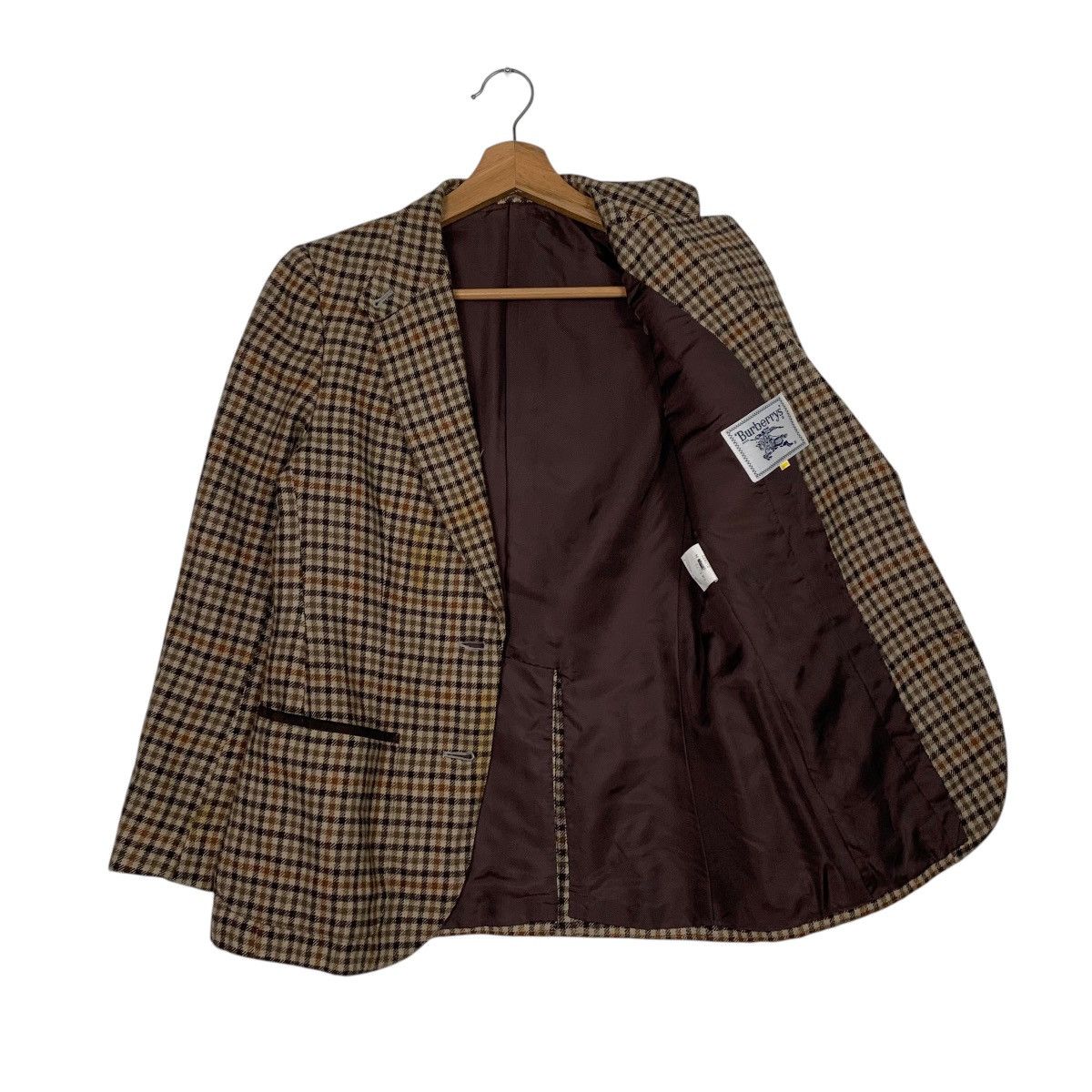 Burberry Burberry Checkered Wool Jacket Size S / US 4 / IT 40 - 9 Thumbnail