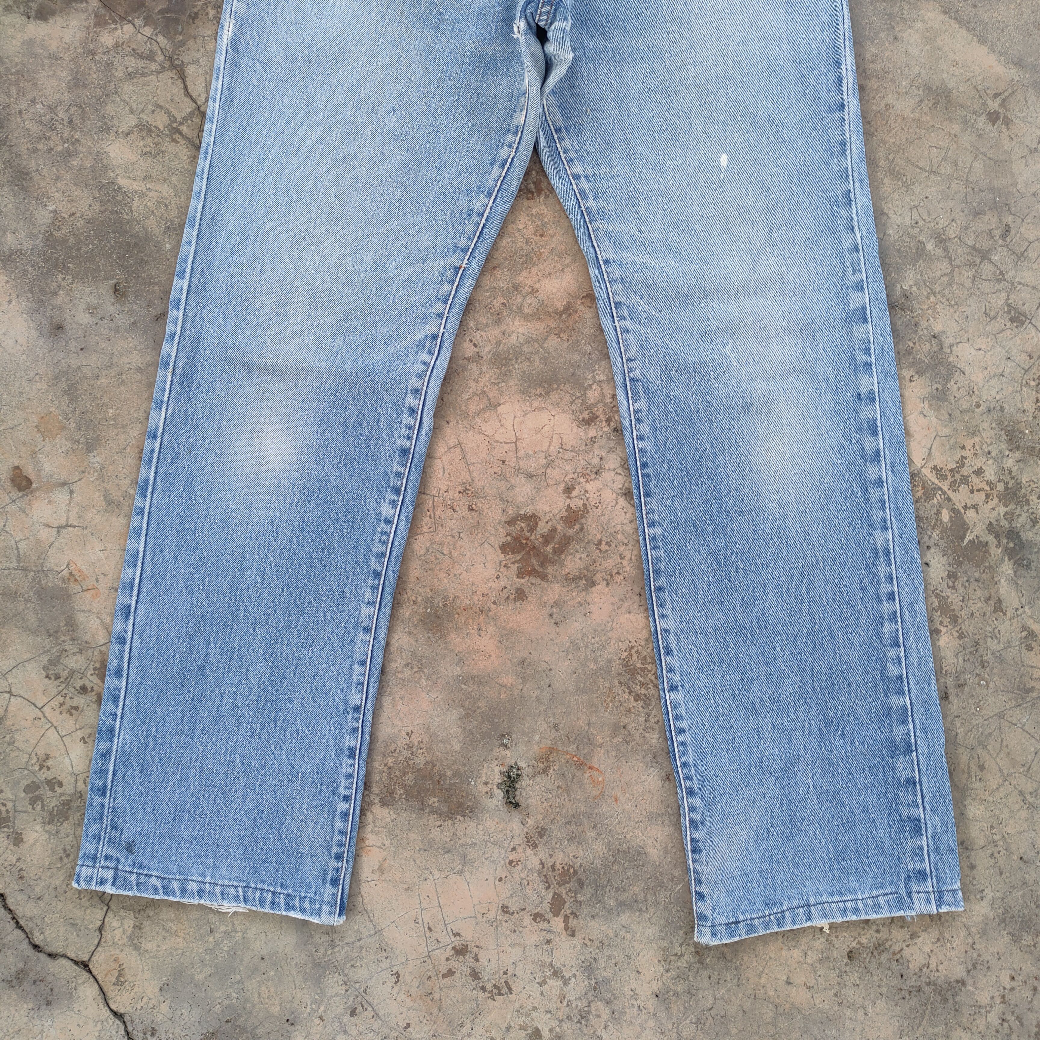 Levi's Vintage Clothing VINTAGE 80' LEVI'S 501 USA WOMAN FADED DENIM JEANS PANTS Size US 28 / EU 44 - 3 Thumbnail