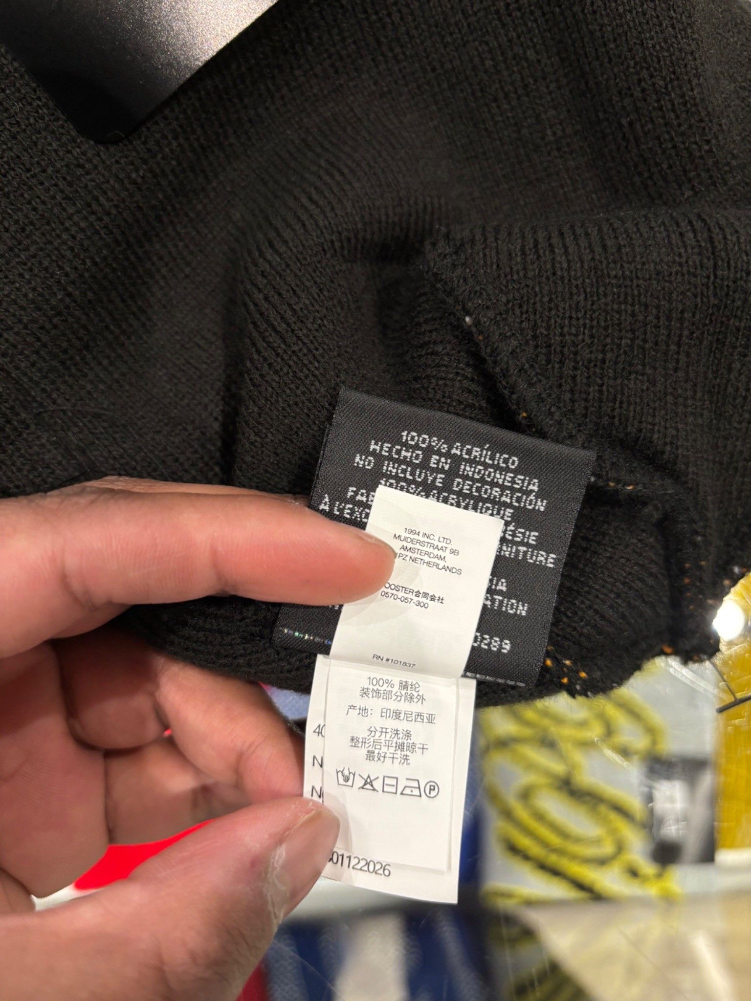 Supreme Supreme New Era Stars Beanie Black Size ONE SIZE - 7 Thumbnail