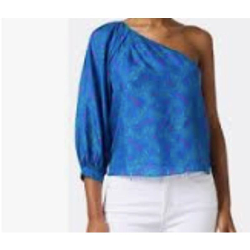 Veronica Beard Veronica Beard Lyric Top in Cobalt Multi size 2 Size XS / US 0-2 / IT 36-38 - 6 Thumbnail