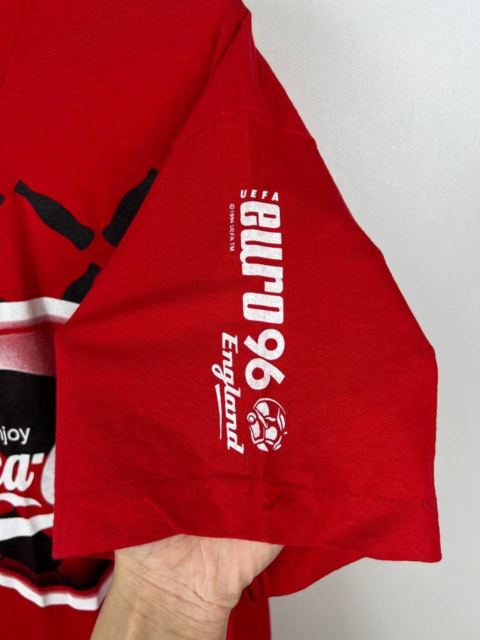 Vintage Coca Cola UEFA Euro 96s vintage t-shirts size L Size US L / EU 52-54 / 3 - 3 Thumbnail