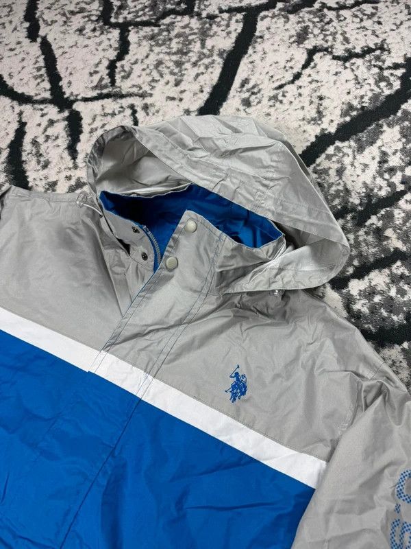U.S. Polo Assn. Us Polo Assn Windbreaker Jacket Gray Blue L Size US L / EU 52-54 / 3 - 4 Thumbnail