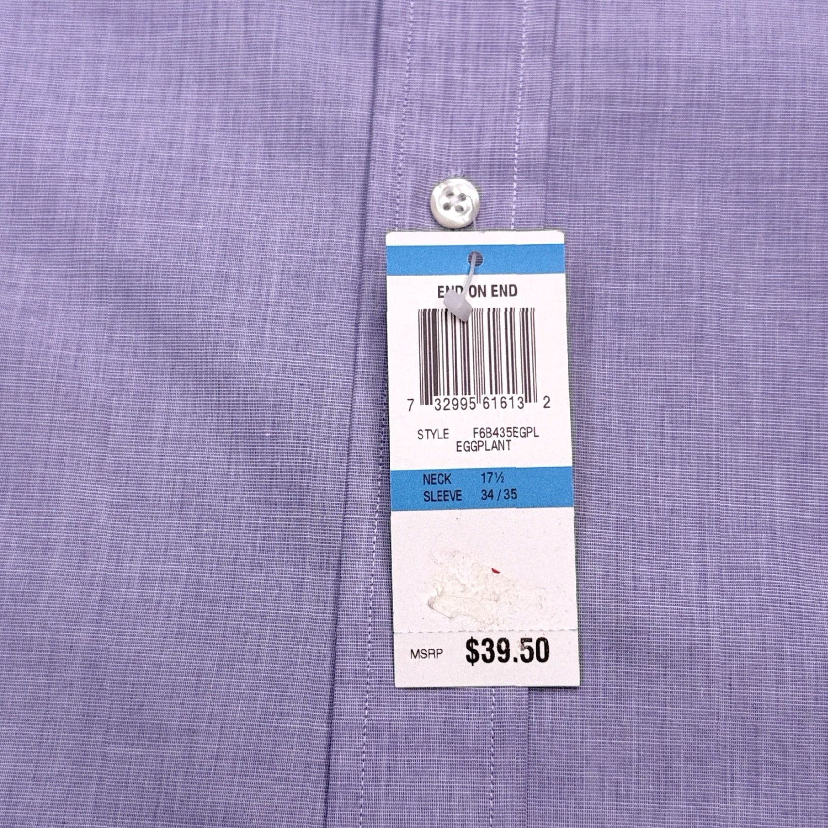 Club Room Club Room Shirt Mens XL 17.5 34/35 Blue Button-Up Knit Cotton Long Sleeve Collared Button Down Solid Casual Workwear Party/Cocktail Size US XL / EU 56 / 4 - 4 Thumbnail