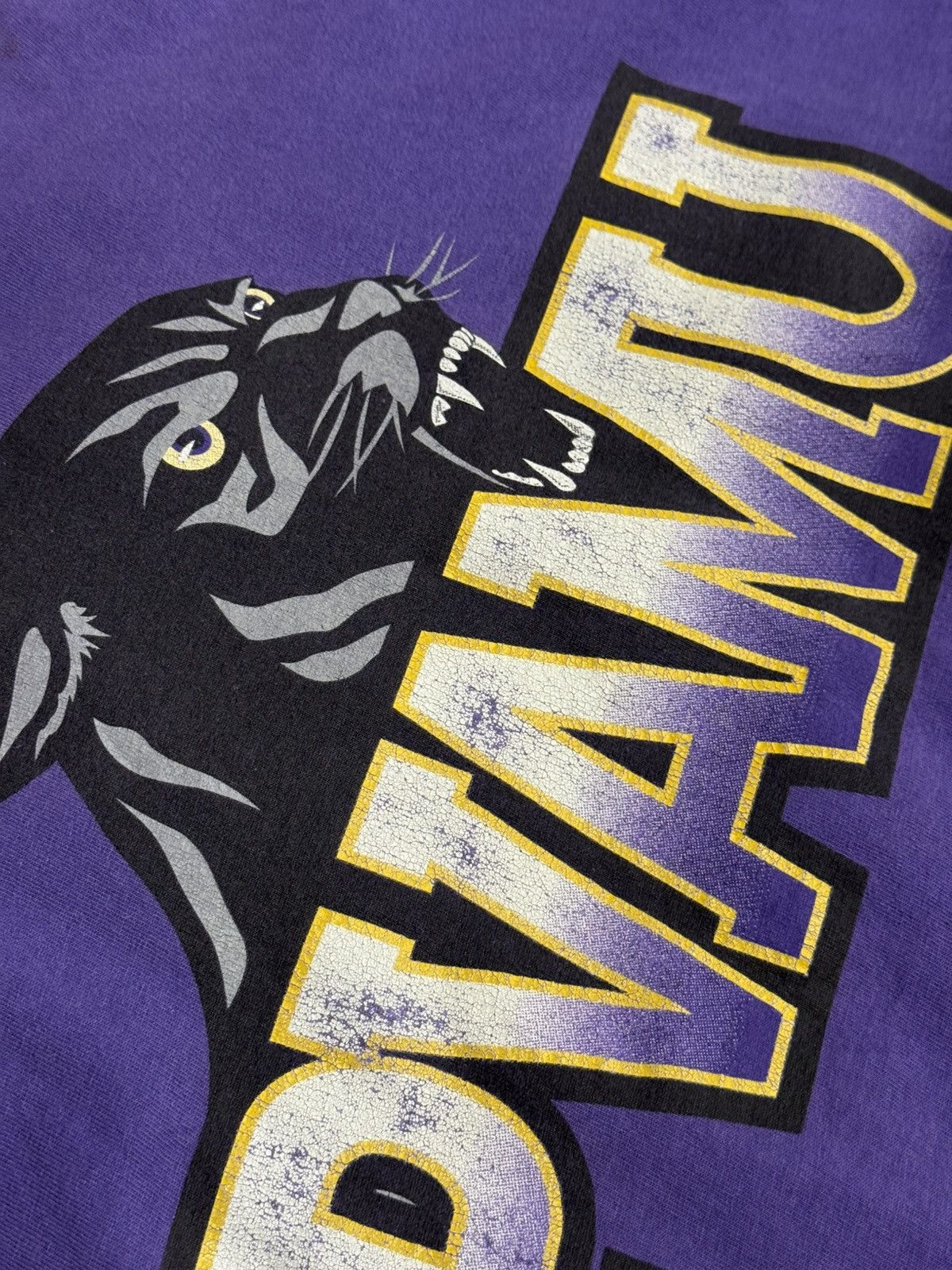 Vintage Vintage Distressed Panther PVAMU Logo Shirt 2XL XXL Gildan Size US XXL / EU 58 / 5 - 6 Thumbnail