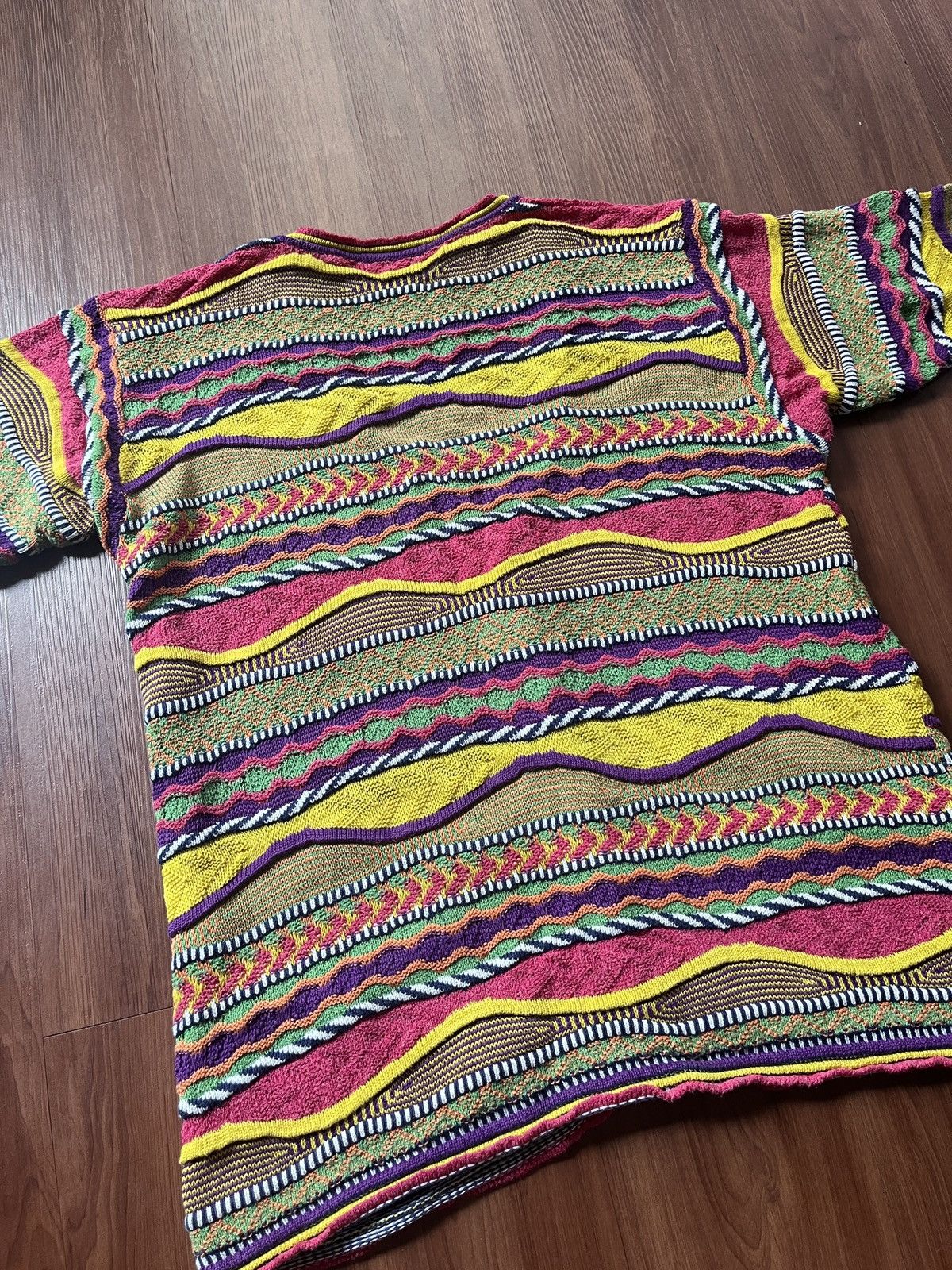 Coogi × Missoni 1990's Missoni colorful Botton Knit Cardigan Size US S / EU 44-46 / 1 - 5 Thumbnail