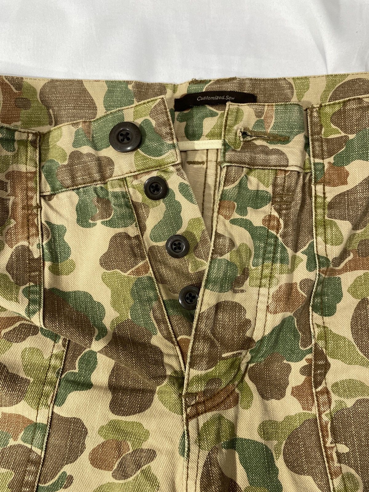 Orslow Union Made Frogskin Fatigue Pants OG107 Size US 31 - 6 Thumbnail