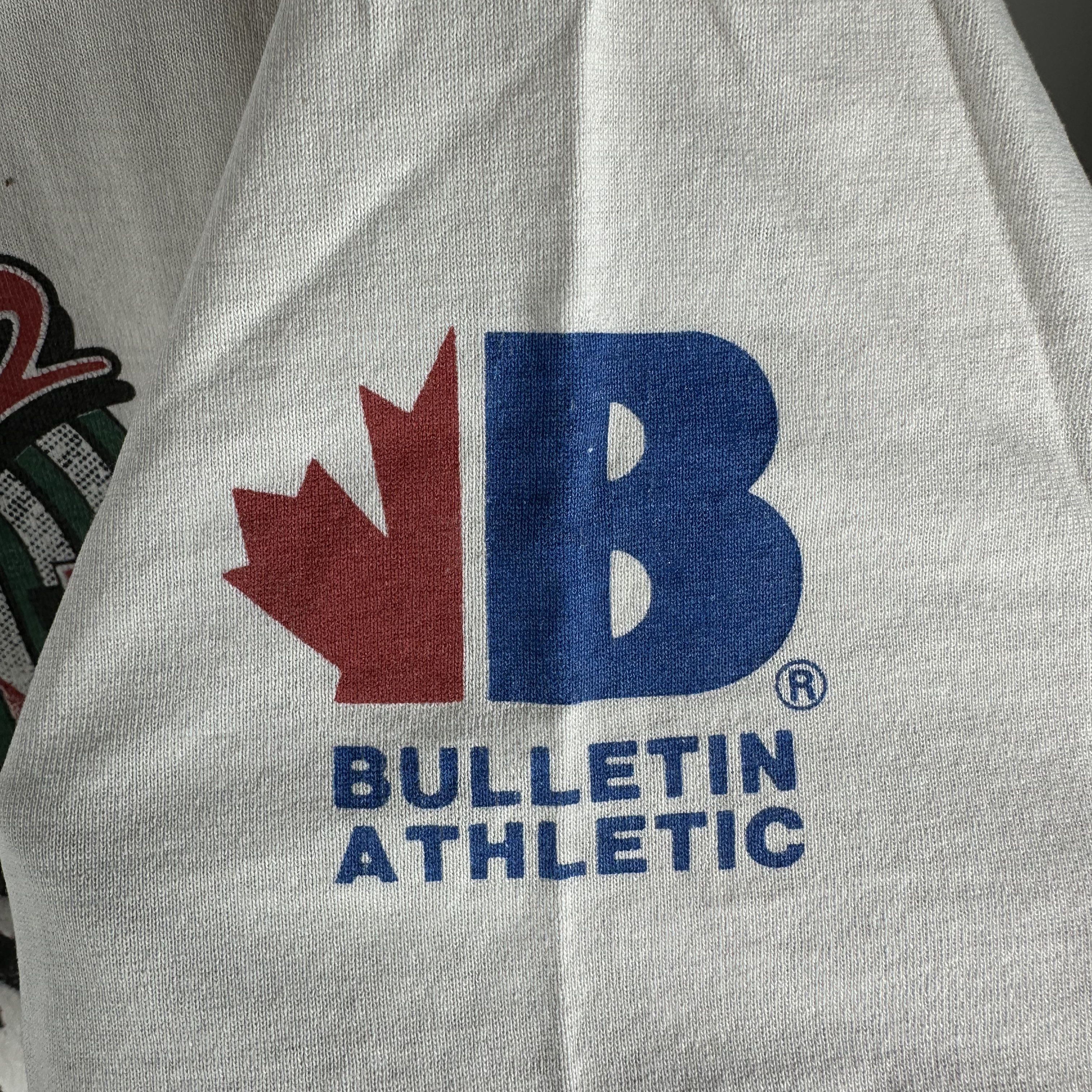 Vintage 1992 Chicago Blackhawks NHL Bulletin Athletic AOP T-Shirt Size US XL / EU 56 / 4 - 7 Thumbnail