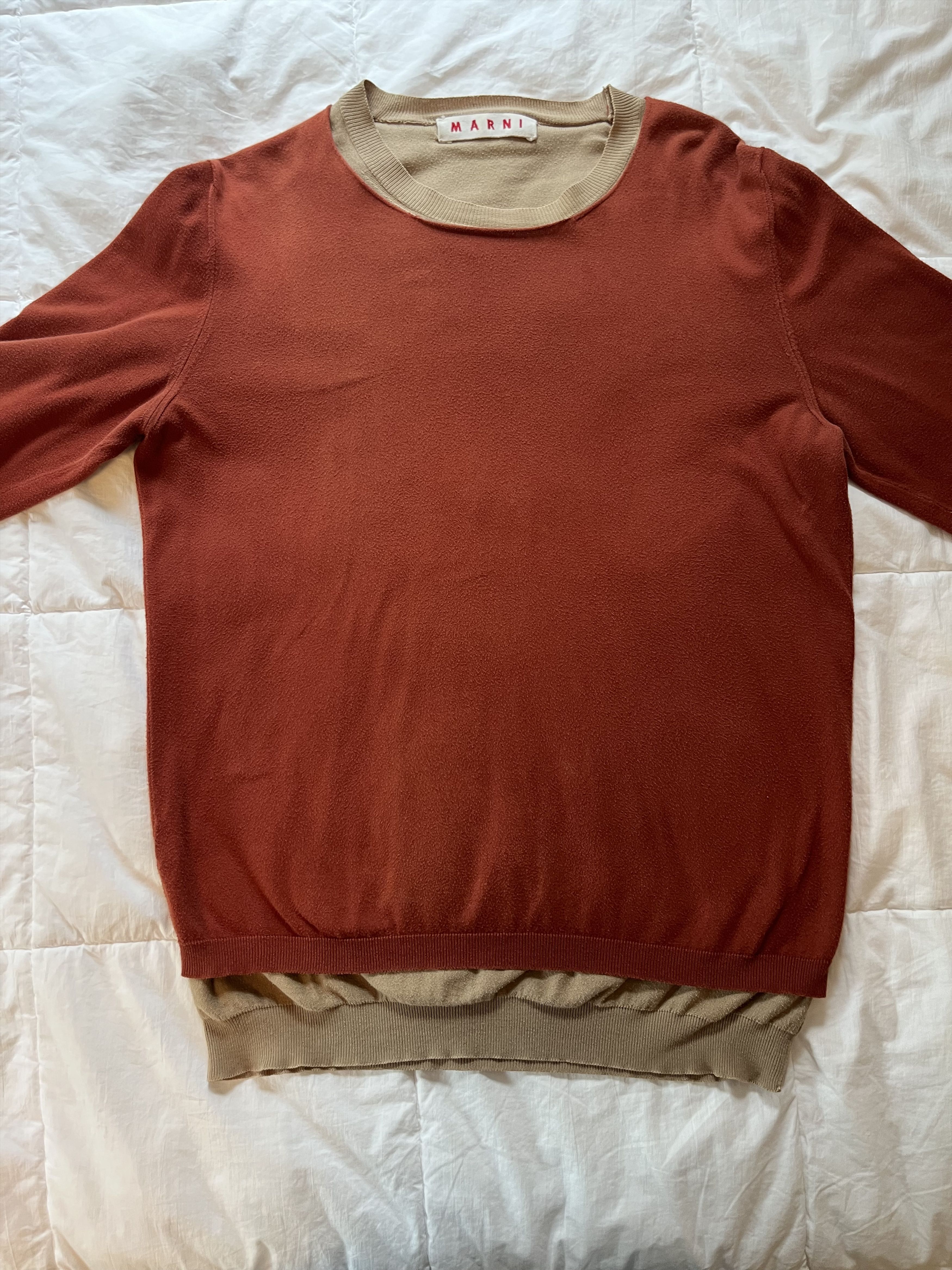 Marni Marni Vintage layered sweatshirt Size US M / EU 48-50 / 2 - 5 Thumbnail