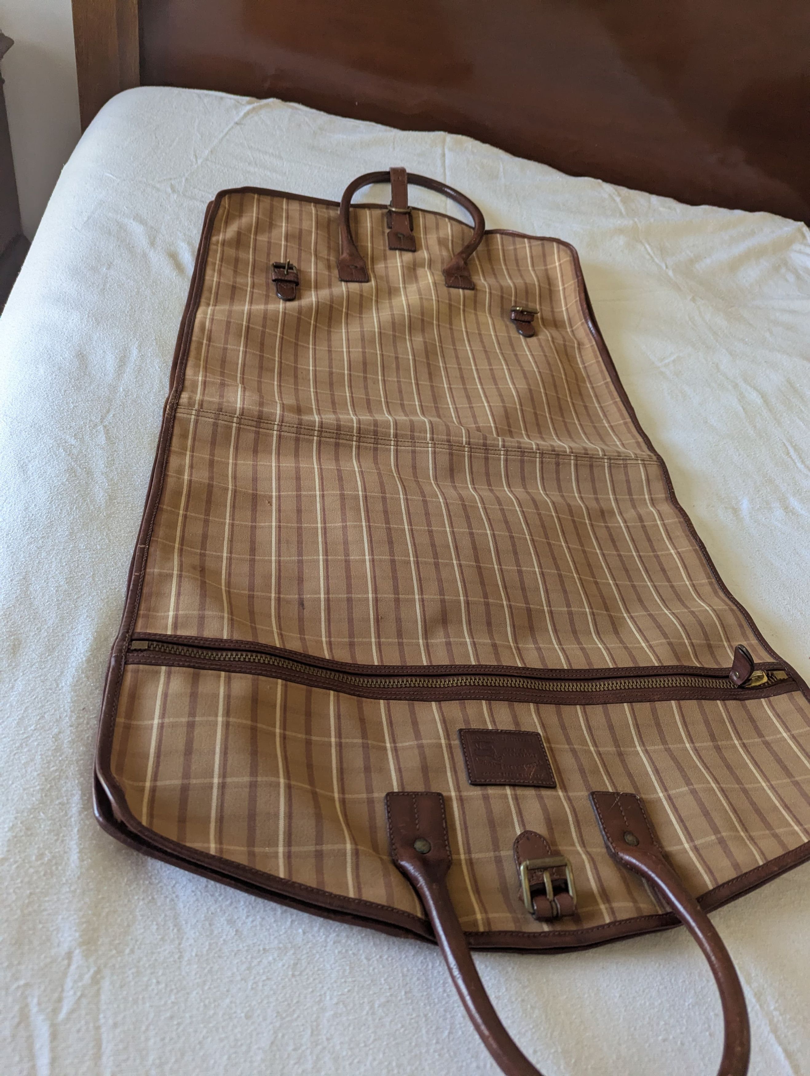Ralph Lauren Vintage Ralph Lauren plaid with Leather Trim Bag Size ONE SIZE - 9 Thumbnail
