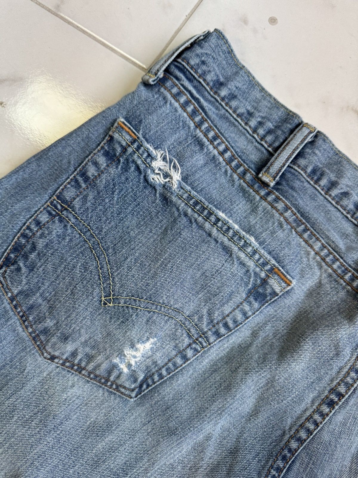 Levi's Vintage Distressed Levis Denim Jeans Size US 40 / EU 56 - 9 Thumbnail