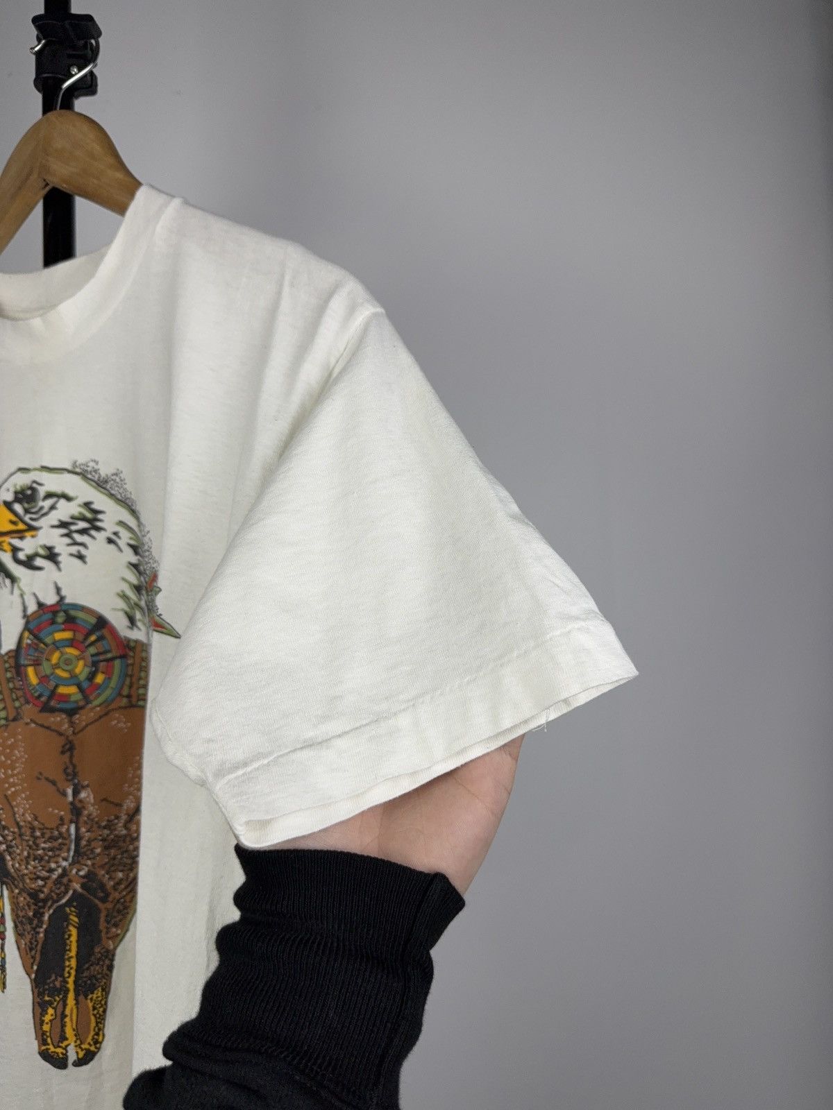Vintage Vintage 90s Big Logo USA Native Eagle Y2K Animal Tee Shirt Size US M / EU 48-50 / 2 - 6 Thumbnail